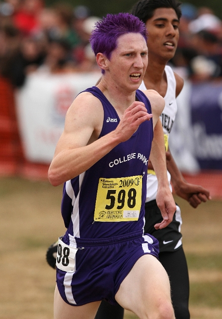 2009 CIF XC Boys D2-144.JPG - 2009 California CIF Cross Country Championships, Woodward Park, Fresno, California